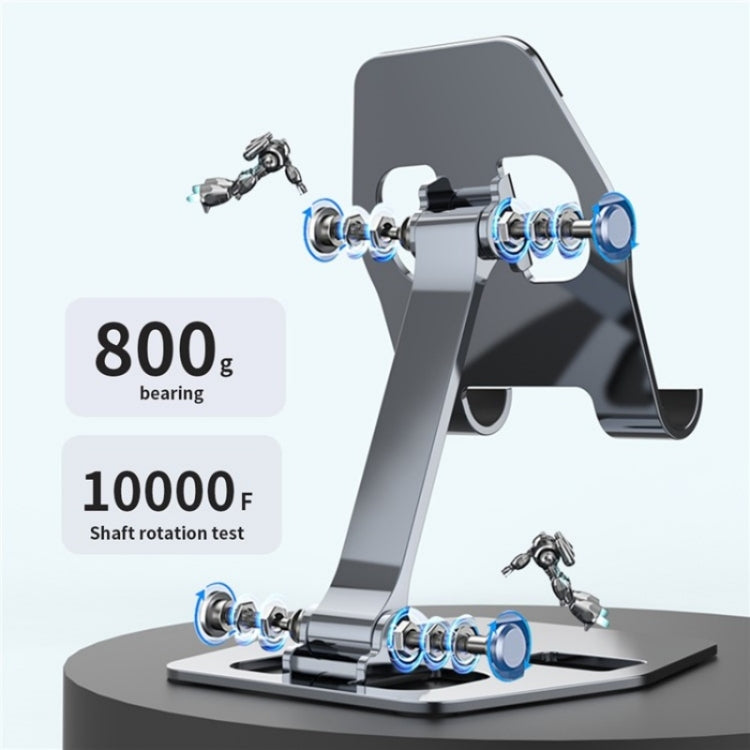 YY-018 Foldable Aluminum Alloy Desktop Phone Tablet Holder