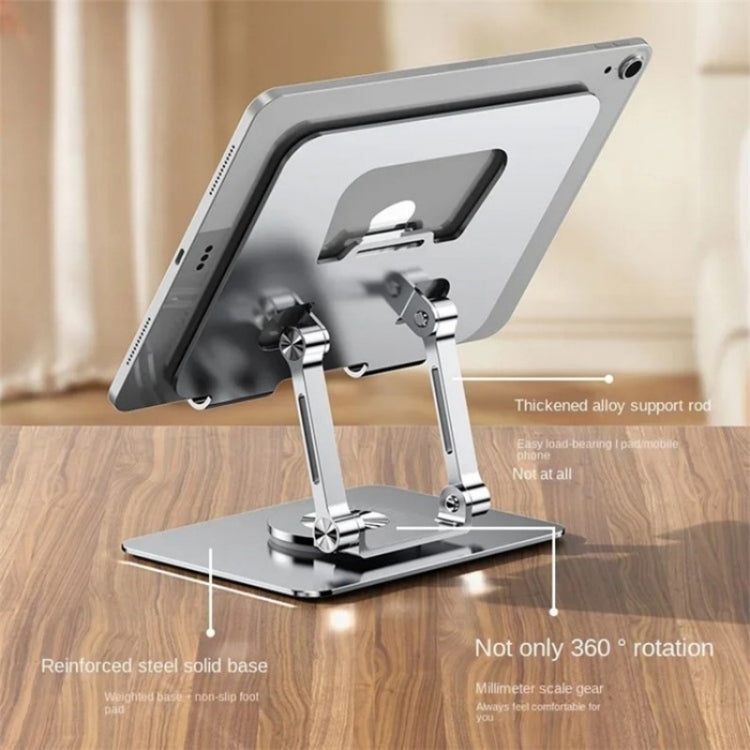 YY-J18 360 Degree Rotation Folding Hollow Heat Dissipation Phone Tablet Stand