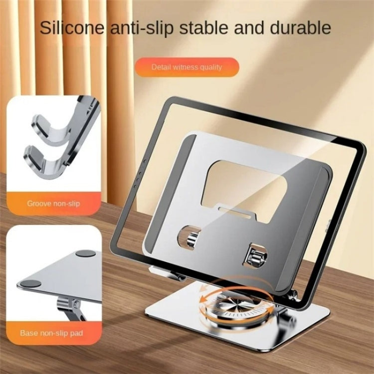 YY-J18 360 Degree Rotation Folding Hollow Heat Dissipation Phone Tablet Stand