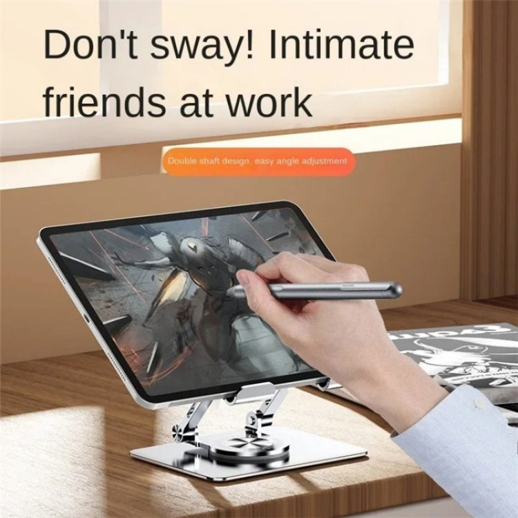 YY-J18 360 Degree Rotation Folding Hollow Heat Dissipation Phone Tablet Stand