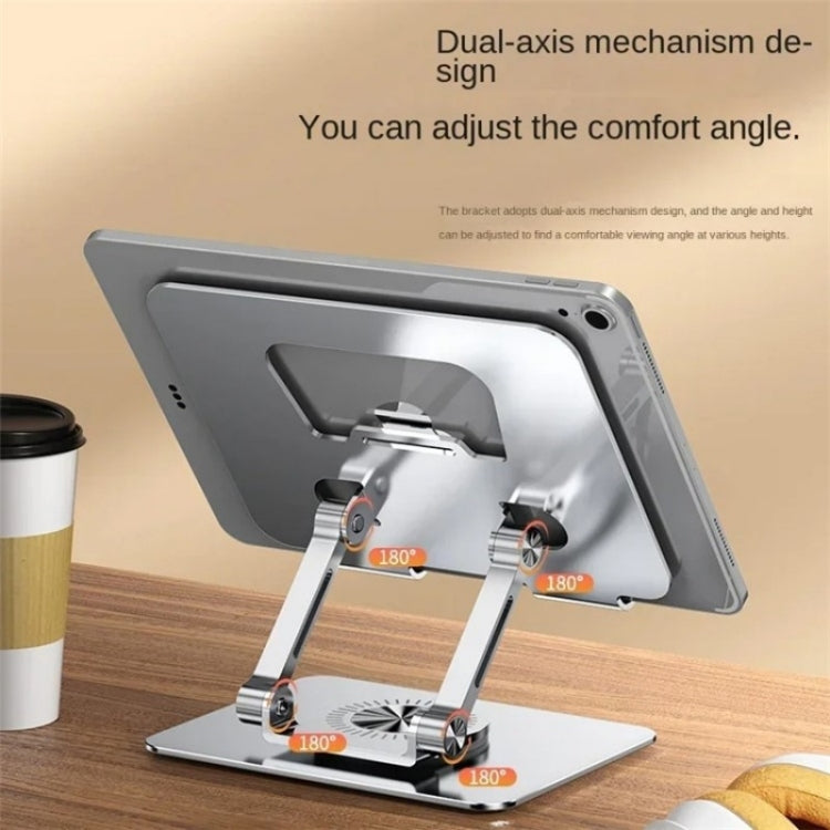 YY-J18 360 Degree Rotation Folding Hollow Heat Dissipation Phone Tablet Stand
