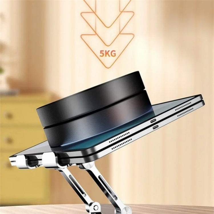 YY-J18 360 Degree Rotation Folding Hollow Heat Dissipation Phone Tablet Stand