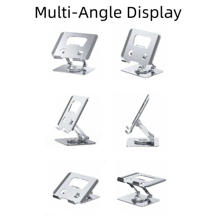 YY-J18 360 Degree Rotation Folding Hollow Heat Dissipation Phone Tablet Stand