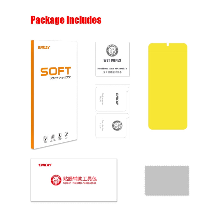 For Nokia C31 ENKAY Hat-Prince Full Glue Coverage Soft Explosion-proof Hydrogel Film