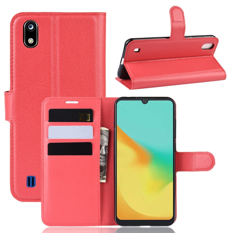 Litchi Texture Horizontal Flip Leather Case for ZTE Blade A7 2019, with Wallet & Holder & Card Slots