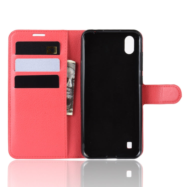 Litchi Texture Horizontal Flip Leather Case for ZTE Blade A7 2019, with Wallet & Holder & Card Slots