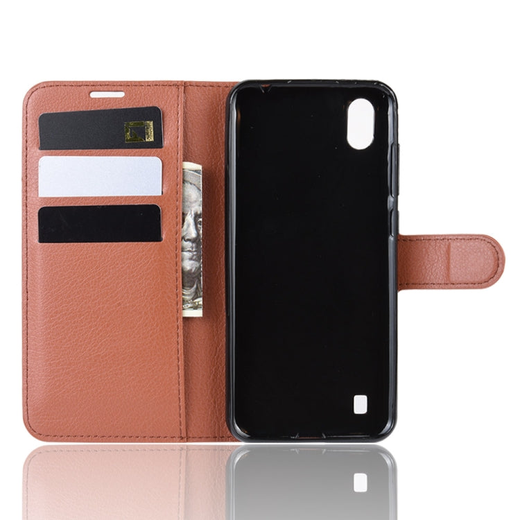 Litchi Texture Horizontal Flip Leather Case for ZTE Blade A7 2019, with Wallet & Holder & Card Slots