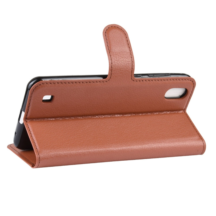 Litchi Texture Horizontal Flip Leather Case for ZTE Blade A7 2019, with Wallet & Holder & Card Slots