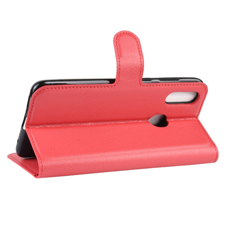 Litchi Texture Horizontal Flip Leather Case for ZTE Blade V10, with Wallet & Holder & Card Slots