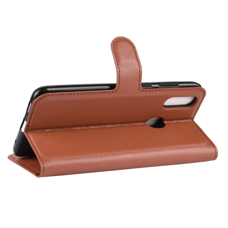 Litchi Texture Horizontal Flip Leather Case for ZTE Blade V10, with Wallet & Holder & Card Slots