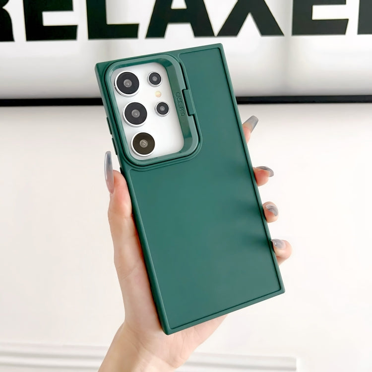 For Samsung Galaxy S23 Ultra 5G Lens Frame Holder Shockproof Phone Case