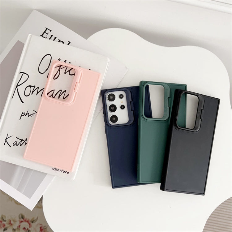 For Samsung Galaxy A55 5G Lens Frame Holder Shockproof Phone Case