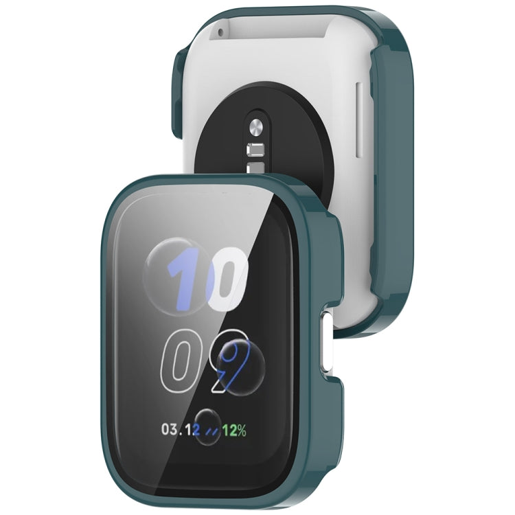 For Amazfit bip5 Unity PC + Tempered Glass Film Integrated Watch Protective Case