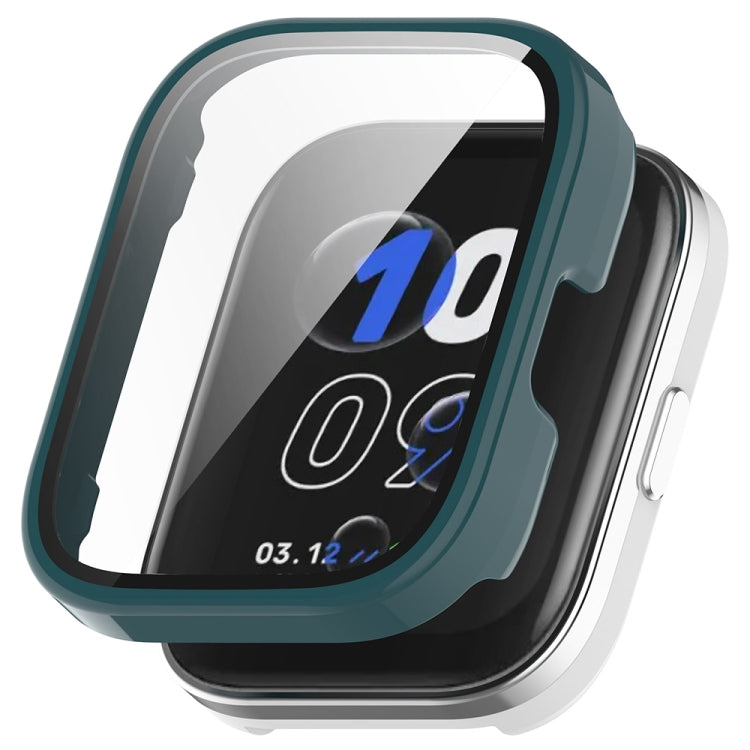 For Amazfit bip5 Unity PC + Tempered Glass Film Integrated Watch Protective Case
