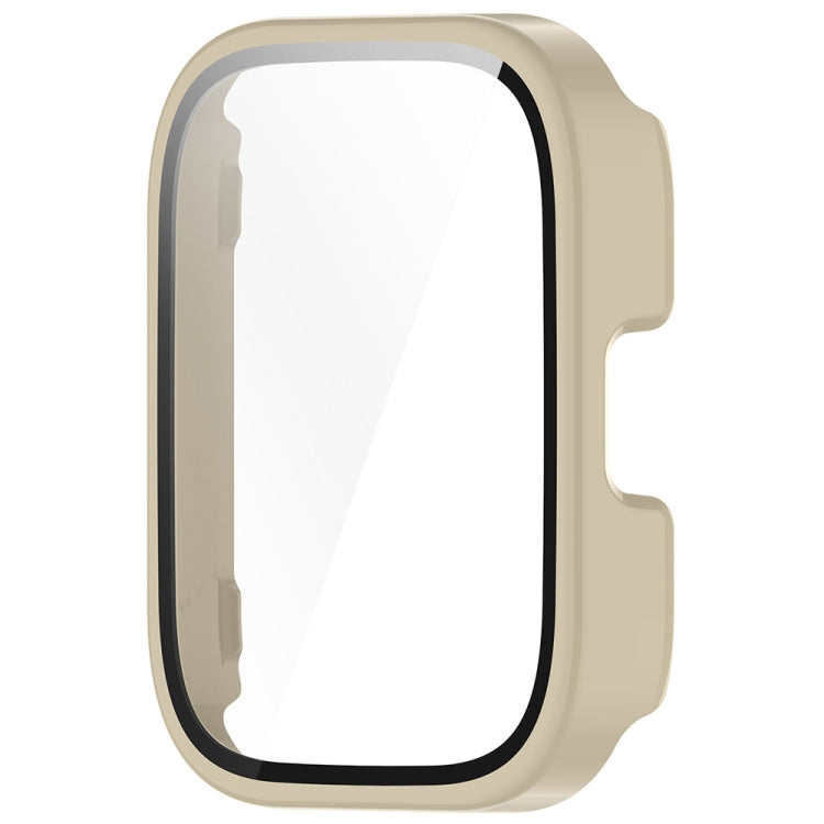 For Amazfit bip5 Unity PC + Tempered Glass Film Integrated Watch Protective Case
