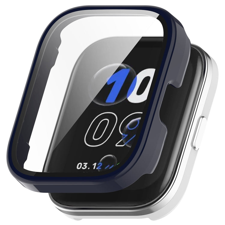 For Amazfit bip5 Unity PC + Tempered Glass Film Integrated Watch Protective Case