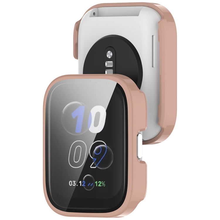 For Amazfit bip5 Unity PC + Tempered Glass Film Integrated Watch Protective Case