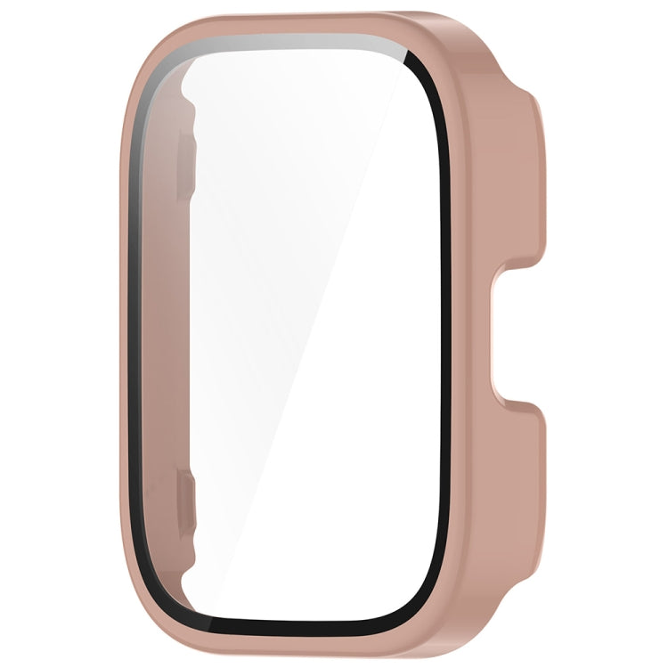 For Amazfit bip5 Unity PC + Tempered Glass Film Integrated Watch Protective Case