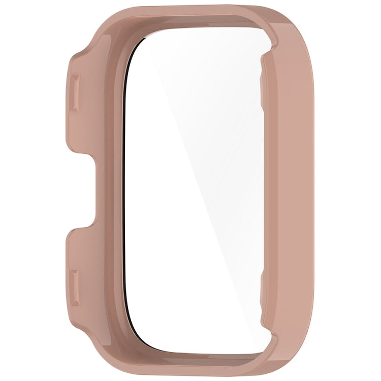 For Amazfit bip5 Unity PC + Tempered Glass Film Integrated Watch Protective Case