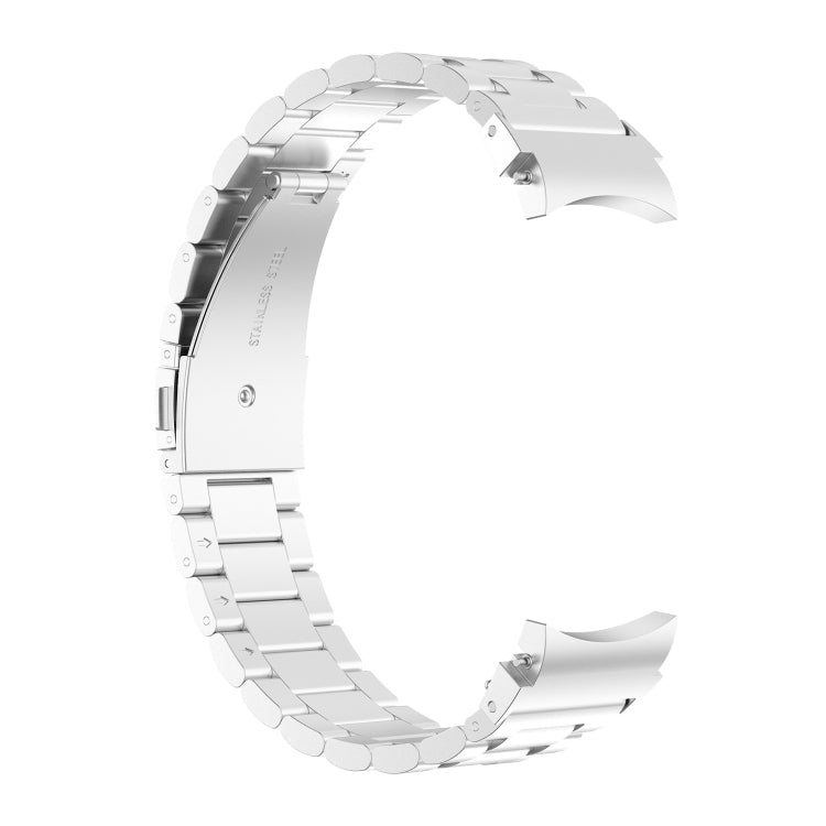For Samsung Galaxy Watch Ultra 47mm / Ultra 2025 Three Bead Stainless Steel Metal Watch Strap