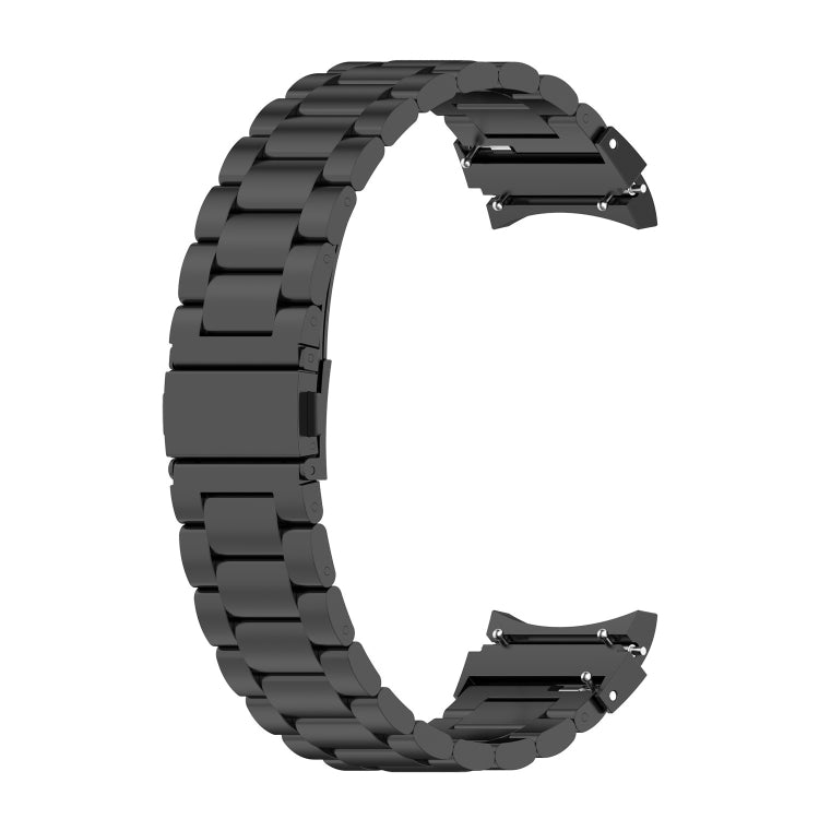 For Samsung Galaxy Watch Ultra 47mm / Ultra 2025 Three Bead Stainless Steel Metal Watch Strap