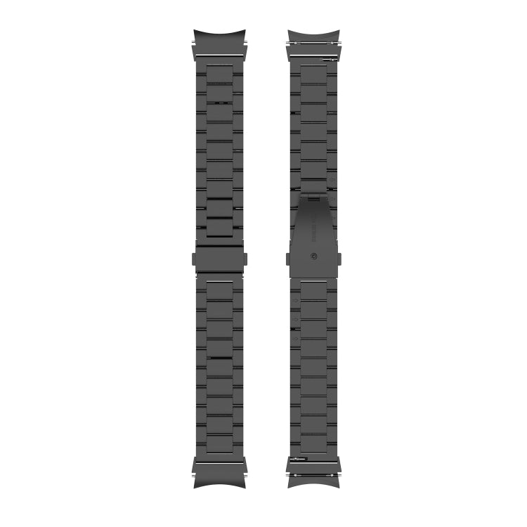 For Samsung Galaxy Watch Ultra 47mm / Ultra 2025 Three Bead Stainless Steel Metal Watch Strap