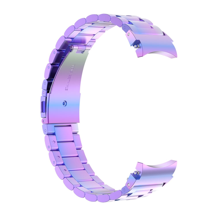 For Samsung Galaxy Watch Ultra 47mm / Ultra 2025 Three Bead Stainless Steel Metal Watch Strap
