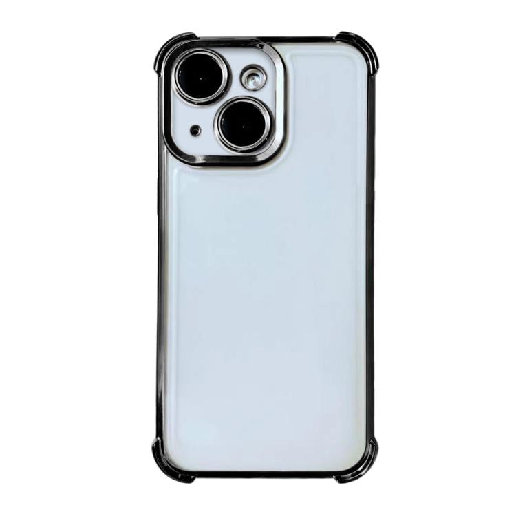 For iPhone 14 Electrpolated Space Four-corner Shockproof TPU Phone Case