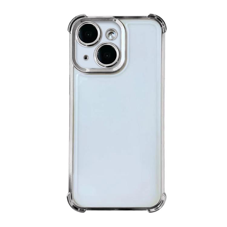 For iPhone 13 Electrpolated Space Four-corner Shockproof TPU Phone Case