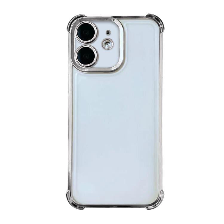 For iPhone 12 Electrpolated Space Four-corner Shockproof TPU Phone Case