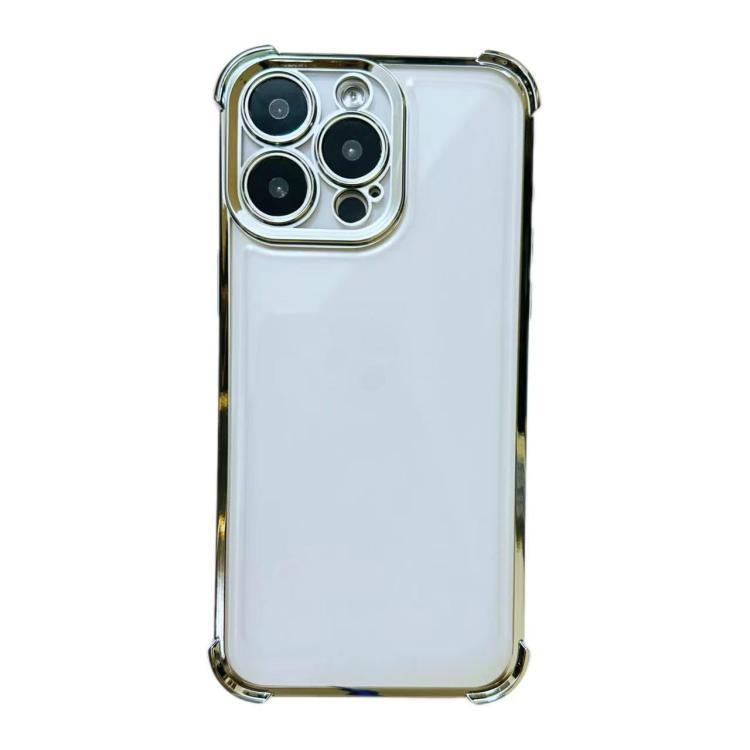 For iPhone 16 Pro Max Electrpolated Space Four-corner Shockproof TPU Phone Case