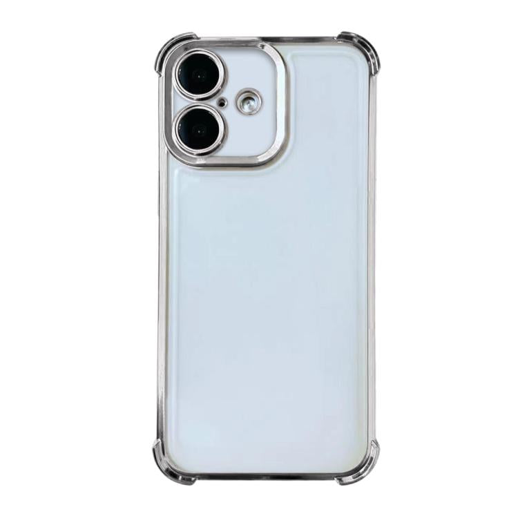 For iPhone 16 Electrpolated Space Four-corner Shockproof TPU Phone Case