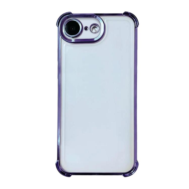 For iPhone 17e / 16e Electrpolated Space Four-corner Shockproof TPU Phone Case