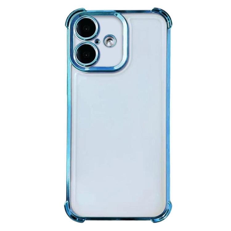For iPhone 17 Electrpolated Space Four-corner Shockproof TPU Phone Case