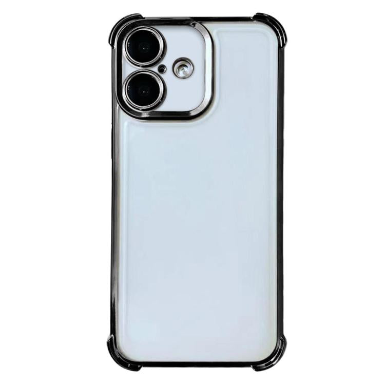 For iPhone 17 Electrpolated Space Four-corner Shockproof TPU Phone Case