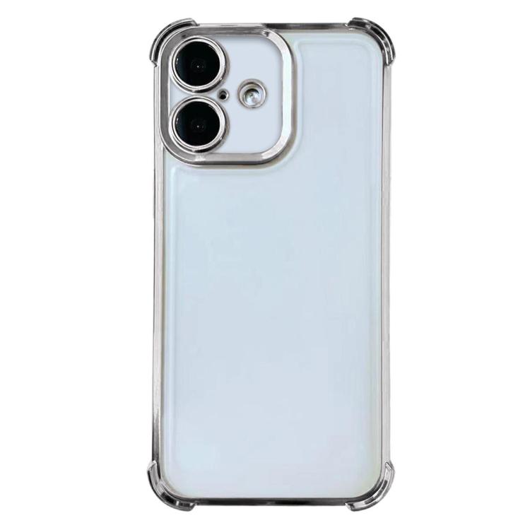 For iPhone 17 Electrpolated Space Four-corner Shockproof TPU Phone Case