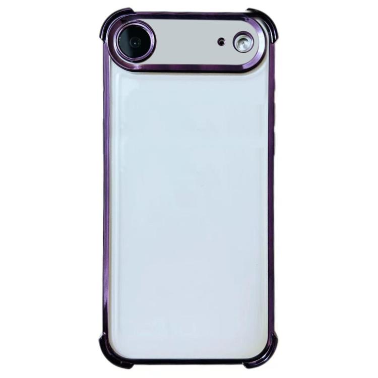For iPhone Air Electrpolated Space Four-corner Shockproof TPU Phone Case
