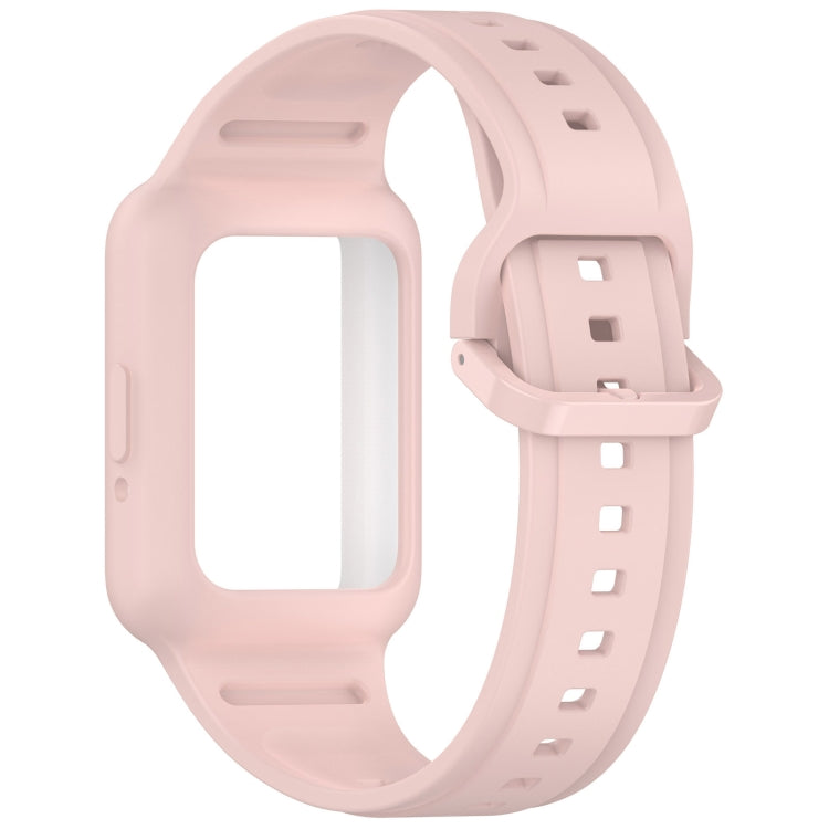 For  Huawei Band 9 Two Color Frame Integrated Silicone Watch Band