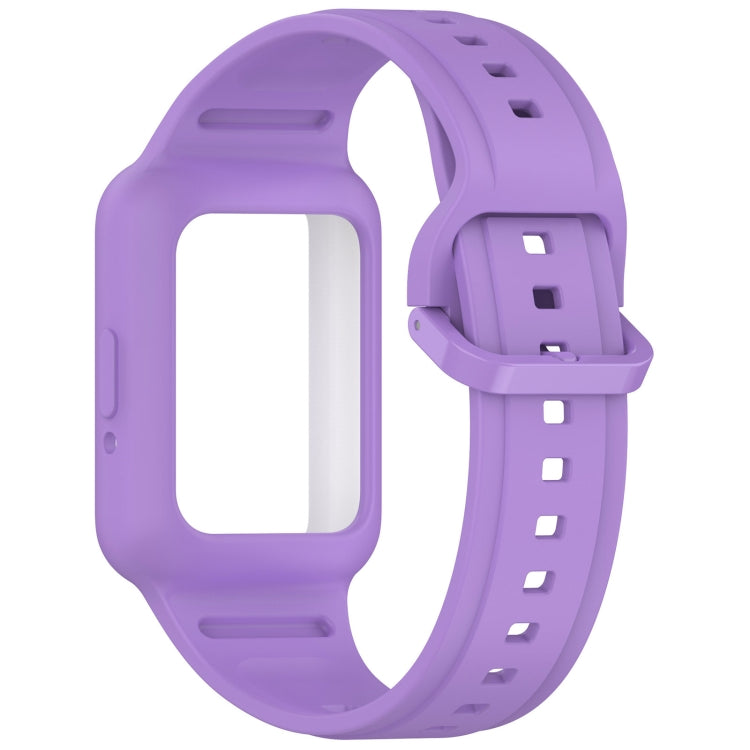 For  Huawei Band 9 Two Color Frame Integrated Silicone Watch Band