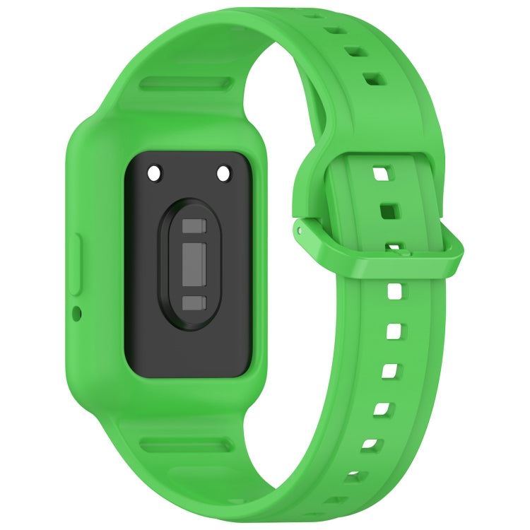 For  Huawei Band 8 NFC Two Color Frame Integrated Silicone Watch Band