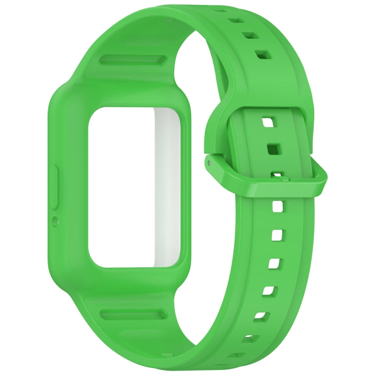 For  Huawei Band 8 NFC Two Color Frame Integrated Silicone Watch Band