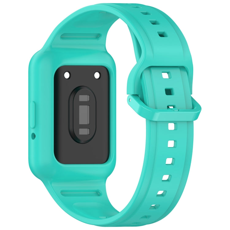 For  Huawei Band 8 NFC Two Color Frame Integrated Silicone Watch Band