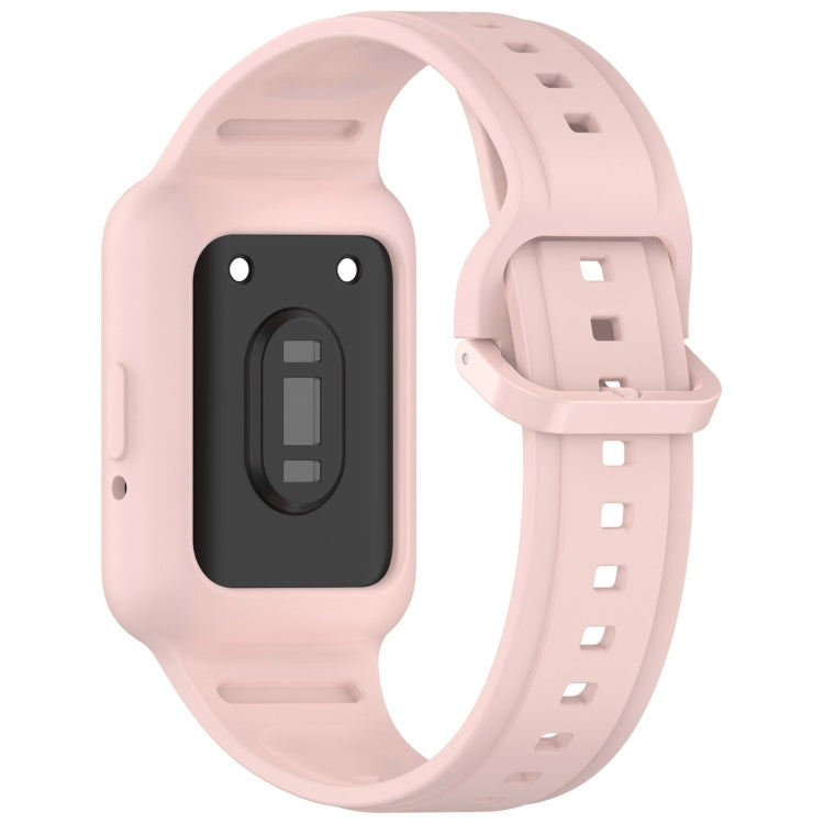 For  Huawei Band 8 NFC Two Color Frame Integrated Silicone Watch Band