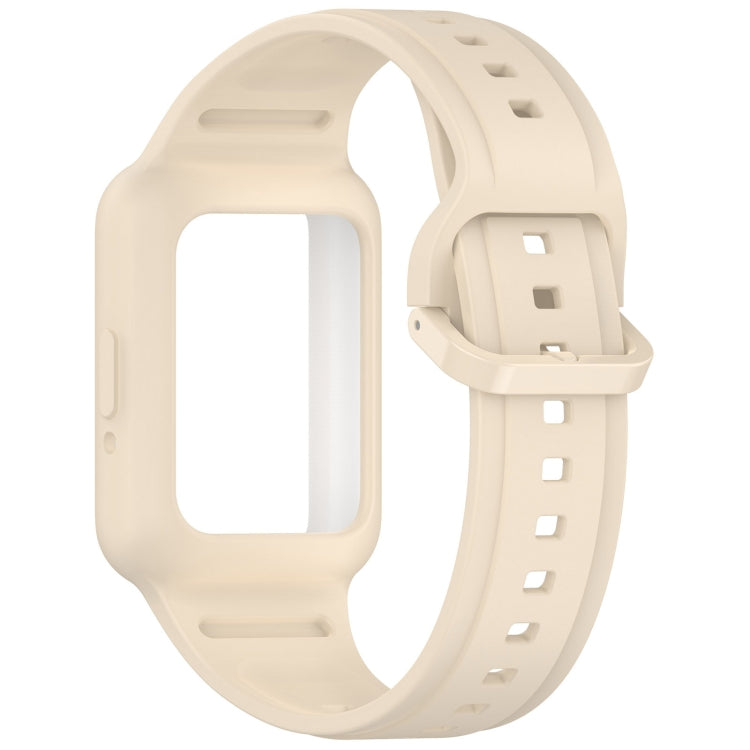 For  Huawei Band 8 NFC Two Color Frame Integrated Silicone Watch Band