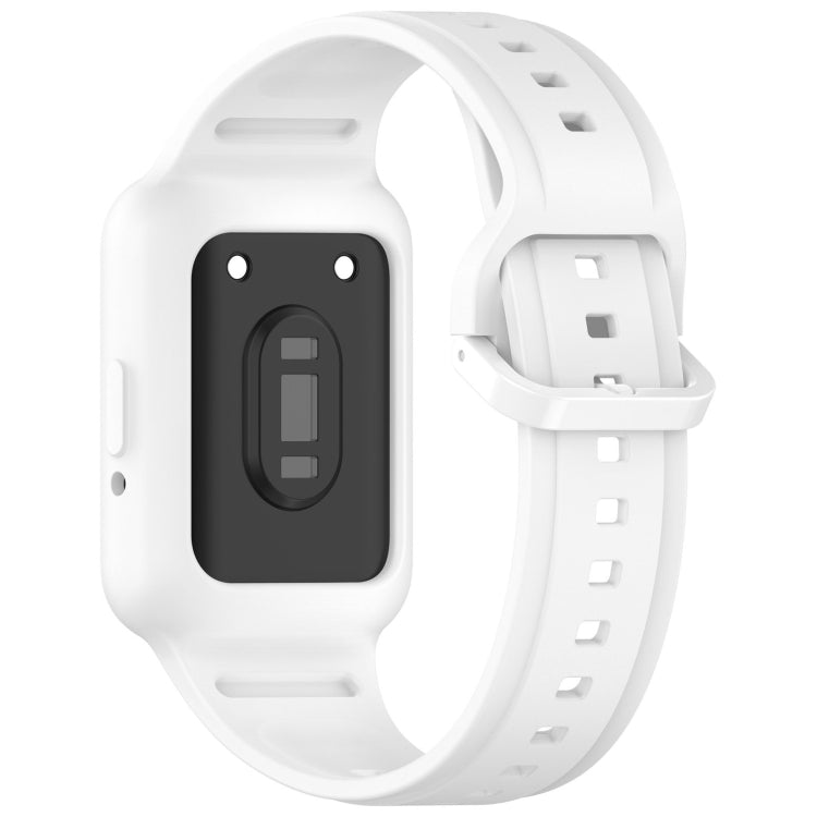 For  Huawei Band 8 NFC Two Color Frame Integrated Silicone Watch Band