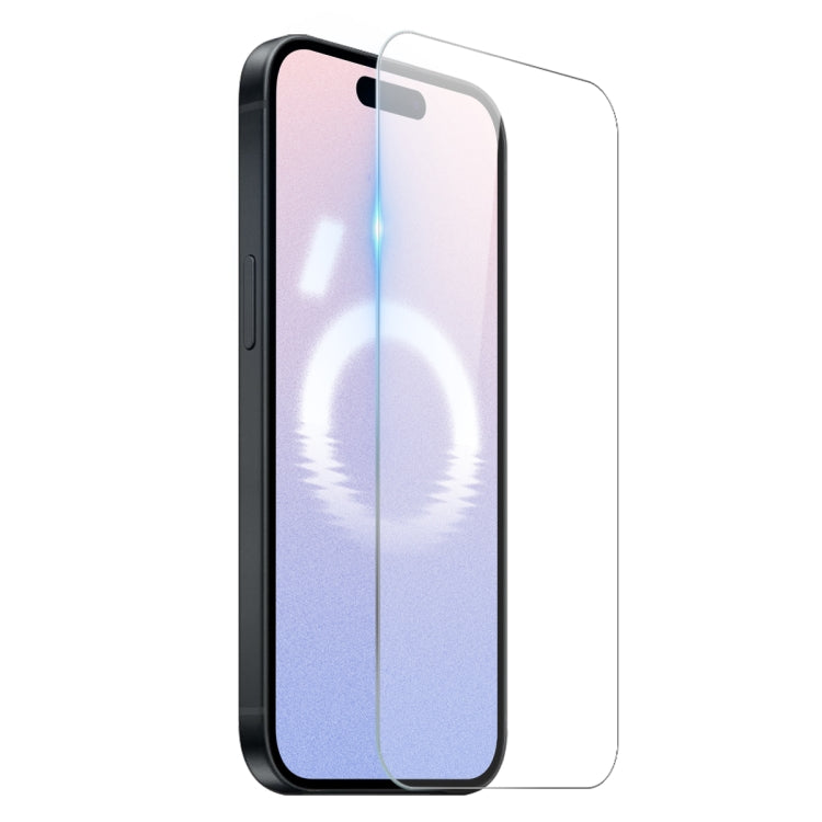 For iPhone 16 Plus NORTHJO 2 in 1 TPU Phone Case Screen Protector Tempered Glass Film - Clear