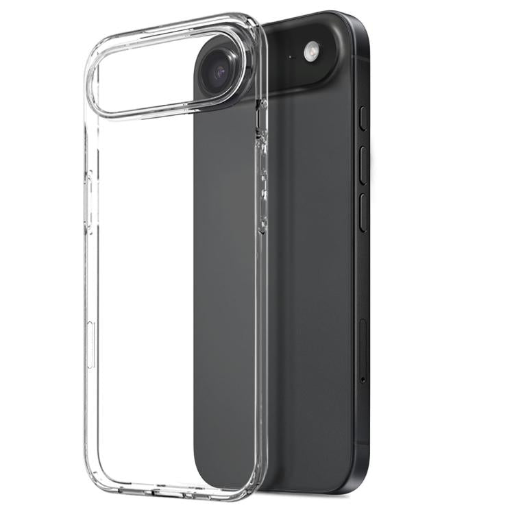For iPhone Air NORTHJO 2 in 1 TPU Phone Case Screen Protector Tempered Glass Film - Clear