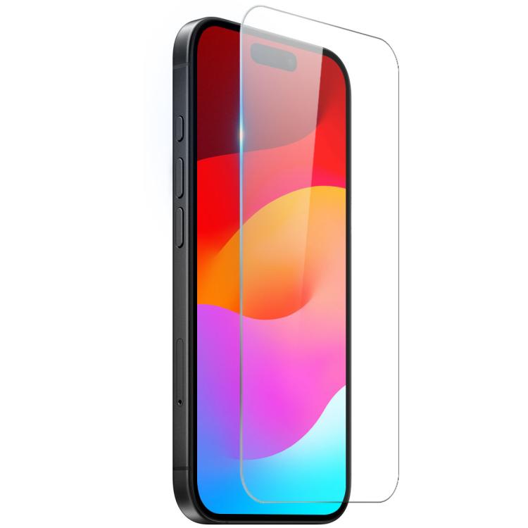 For iPhone Air NORTHJO 2 in 1 TPU Phone Case Screen Protector Tempered Glass Film - Clear
