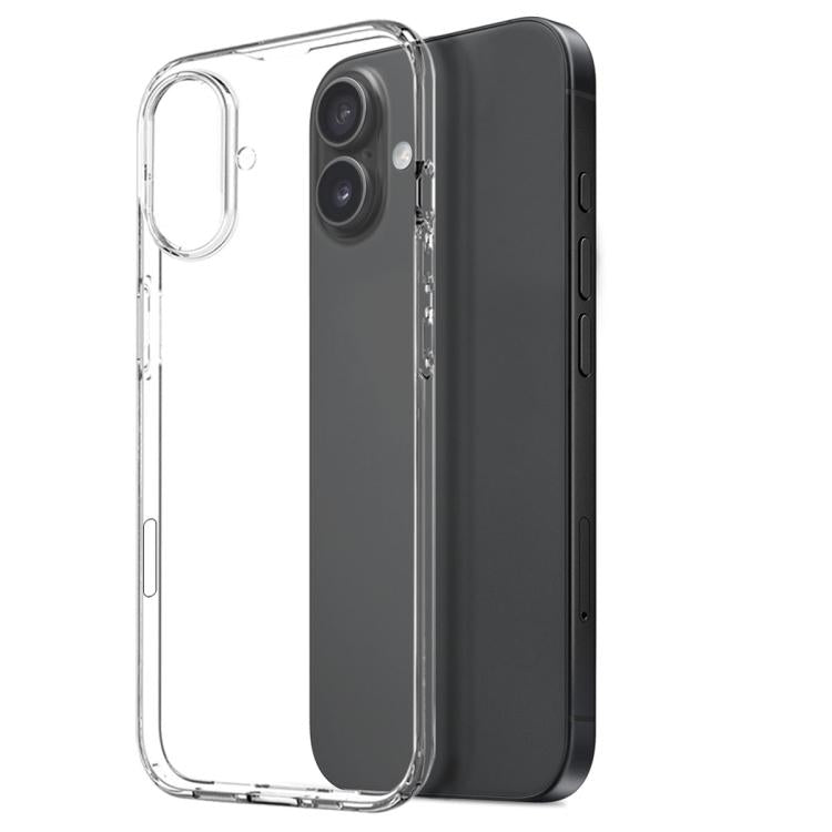 For iPhone 17 NORTHJO 2 in 1 TPU Phone Case Screen Protector Tempered Glass Film - Clear
