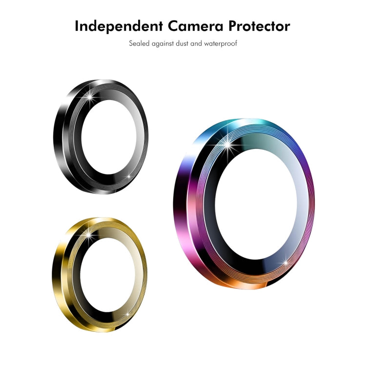 For iPhone 16 / 16 Plus ENKAY 9H Rear Lens Aluminium Alloy Tempered Glass Film